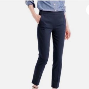 J. Crew Martie Navy Blue Trouser Dress Pants Size 2